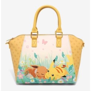 Loungefly Pokemon Eevee & Pikachu Satchel Bag Purse